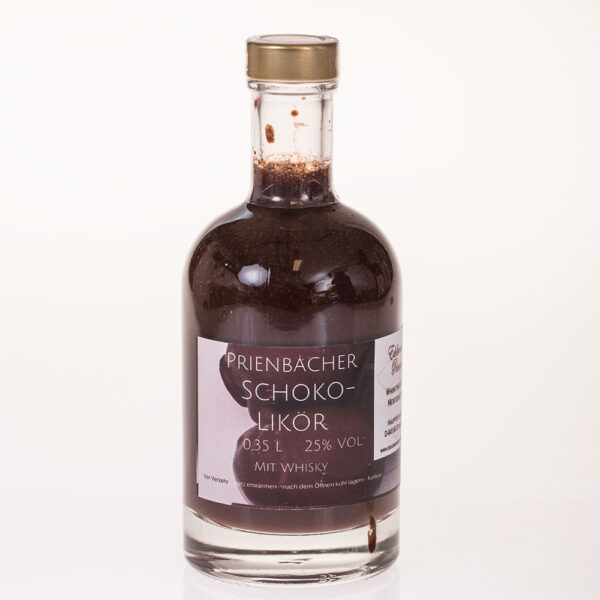 Schoko-Likör mit Whisky, 25% Vol.