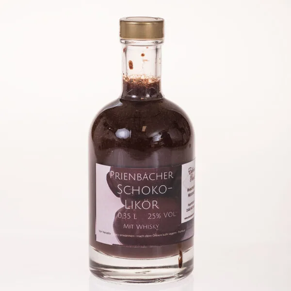 Schoko-Likör mit Whisky, 25% Vol.